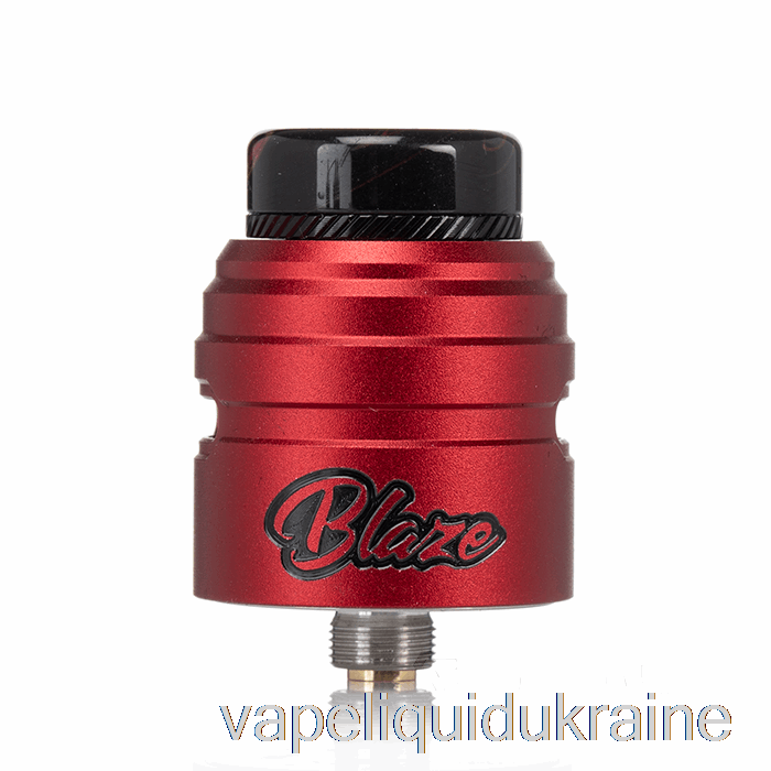 Vape Liquid Ukraine Thunderhead Creations Blaze Solo 24mm BF RDA Red